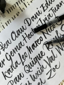 taller caligrafia lettering valencia